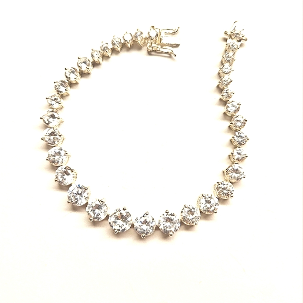 Cubic Zirconia Tennis Bracelet